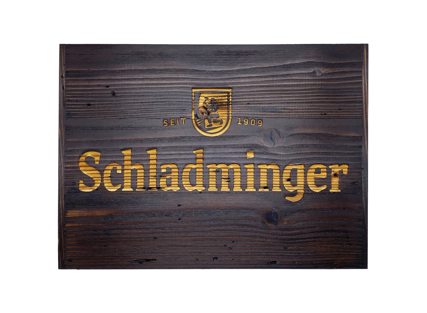 Schladminger Wandschild Holz